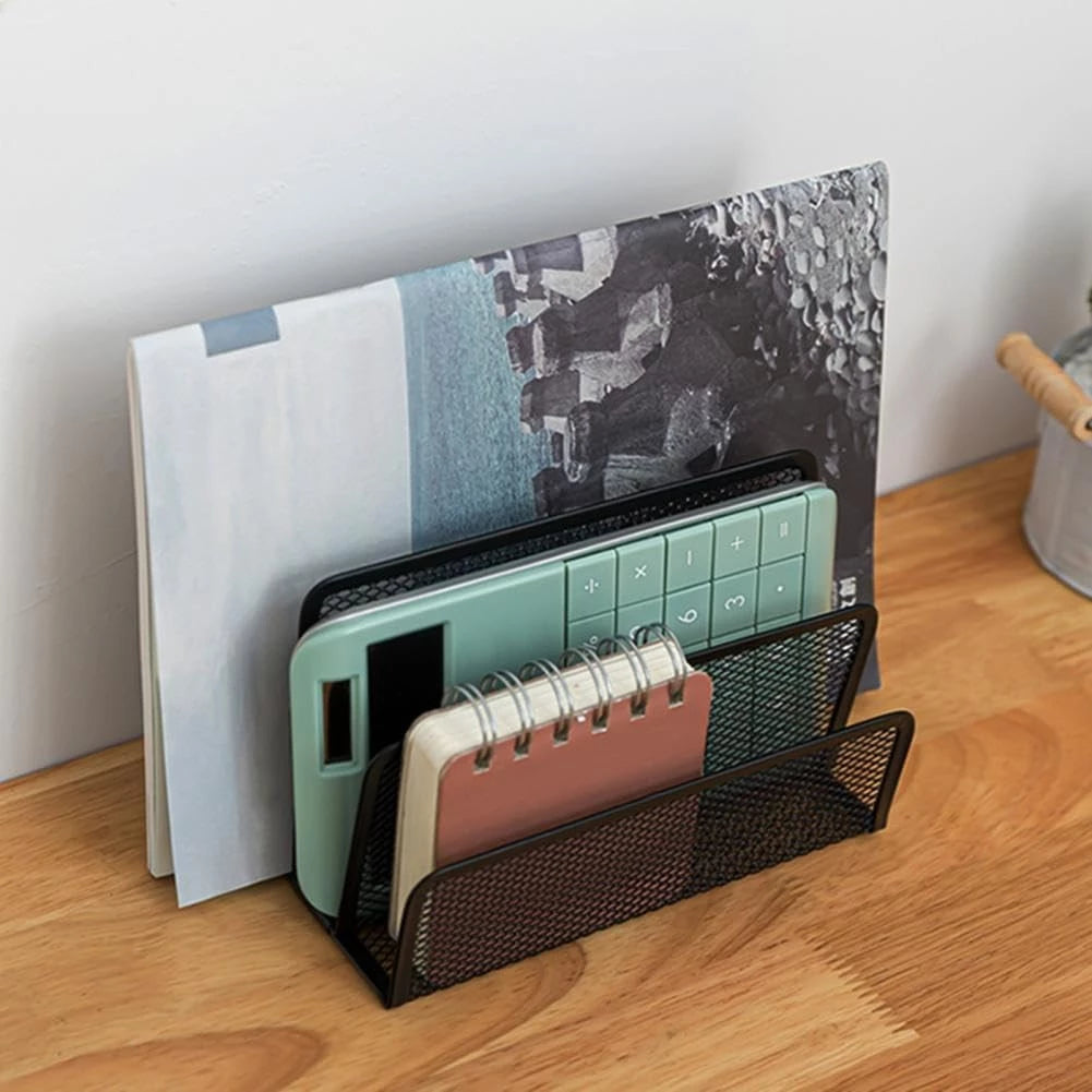 Conjunto 4 Organizadores de Mesa (Metal Preto)